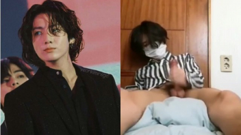 คลิปโป๊นักร้องเกาหลี BTS จองกุก หลุดชักว่าวหน้ากล้อง ใส่แมสปิดหน้าครางเสียวๆ แต่มือรูดควยไม่หยุด ควยไอดอลเกาหลีน่าโม๊กจัง