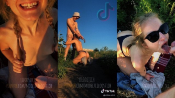 TIKTOK CHALLENGE หนังโป๊หี สาวฝรั่งอ่อยหนักให้ท่า โดนควยใหญ่ยัดปากตั้งแต่ต้นจนจบ สุดท้ายเอาควยยัดเต็มปาก เอาให้น้ำเงี่ยนพุ่งท่วมปาก