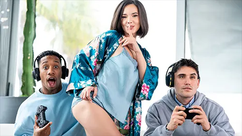 หนังโป๊ฝรั่งHD BrazzersExxtra – Eve Sweet  เมียเพื่อนสุดร่านจับควยนิโกรเข้าหีชักแตกคาปาก
