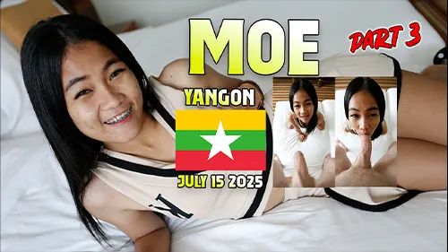 หนังโป๊พม่า JohntronX – Moe ฝรั่งดิวเย็ดสาวพม่า มาถึงก็โดนโม๊คควยก่อนกระหน่ำหีไม่พักน้ำแตกคารู