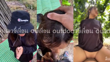 คลิปโป๊ไทย AnnoUtDooRz เจ้าแมวขี้เงี่ยนไปขโมยมะม่วงแต่โดนเจ้าของสวนจับตอกหีเย็ดแตกใน