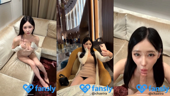 คลิปหลุดสาวจีน Chaeira สาวจีนนมโตโครตน่ารักโดนแฟนหนุ่มจับโม๊คควย ก่อนขย่มเย็ดน้ำแตกคารูหี